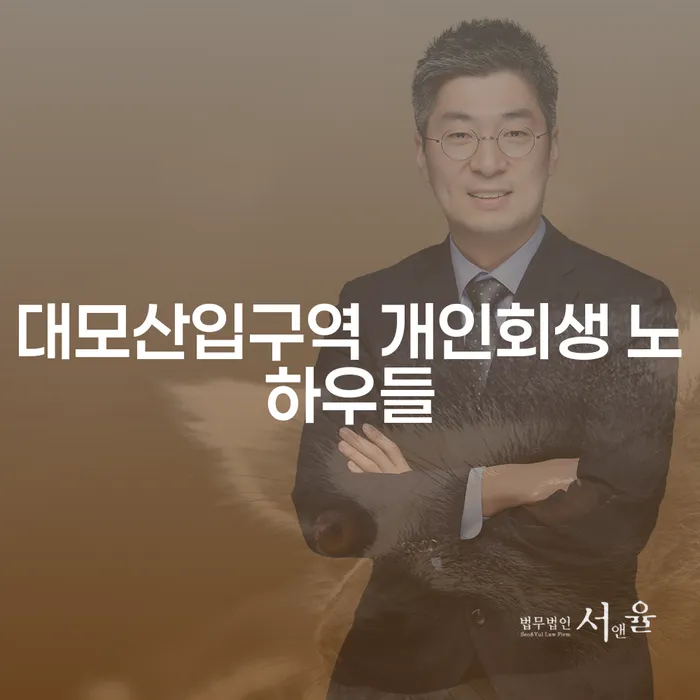 대모산입구역 개인회생 노하우들