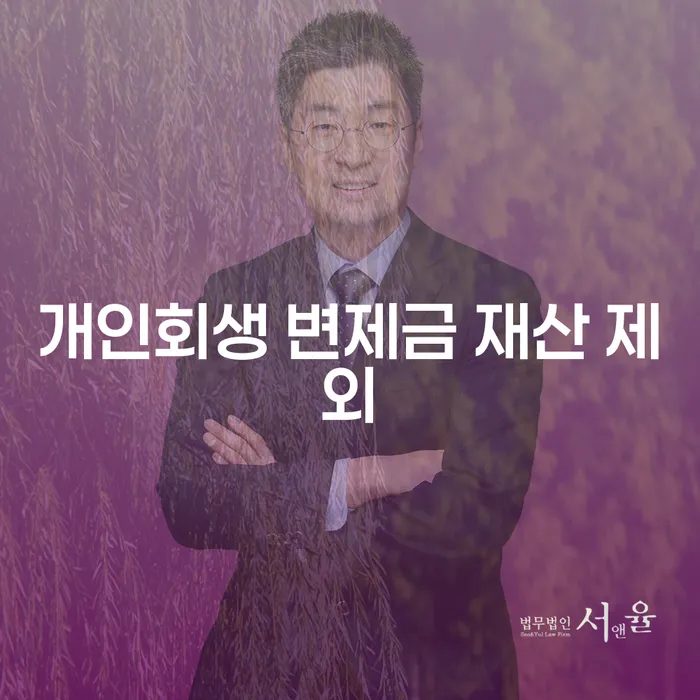 개인회생 변제금 재산 제외, 정말 가능한가요?