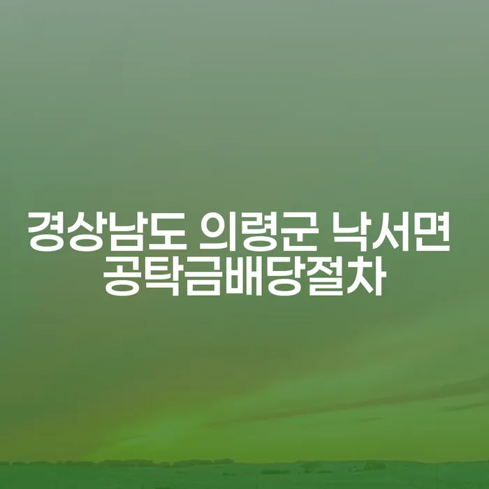 경상남도 의령군 낙서면 공탁금배당절차와 투자 실패 후 개인회생, 어떻게 해결할까요?
