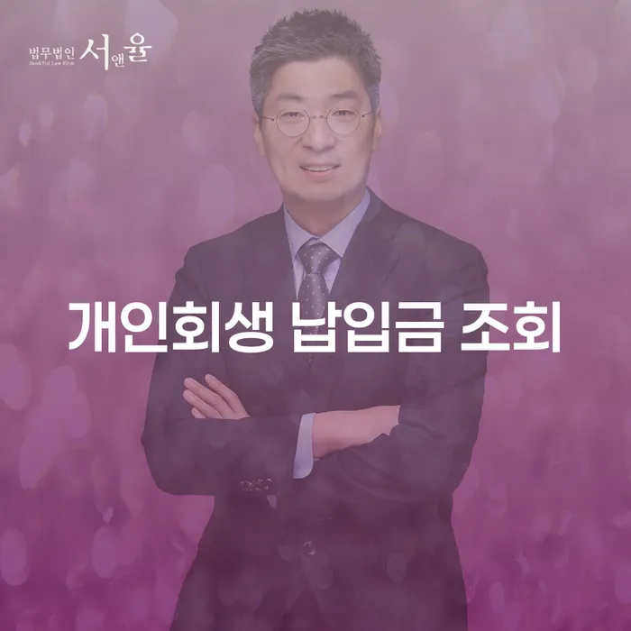 개인회생 납입금 조회, 어떻게 해야 할까요?