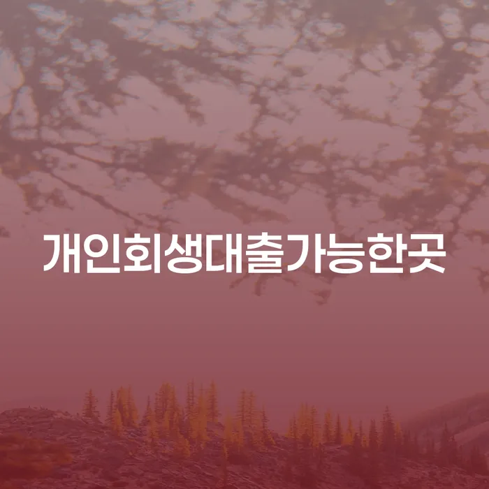 개인회생대출가능한곳을 찾고 계신가요? 개인회생중 청산가치까지 알아봅시다!