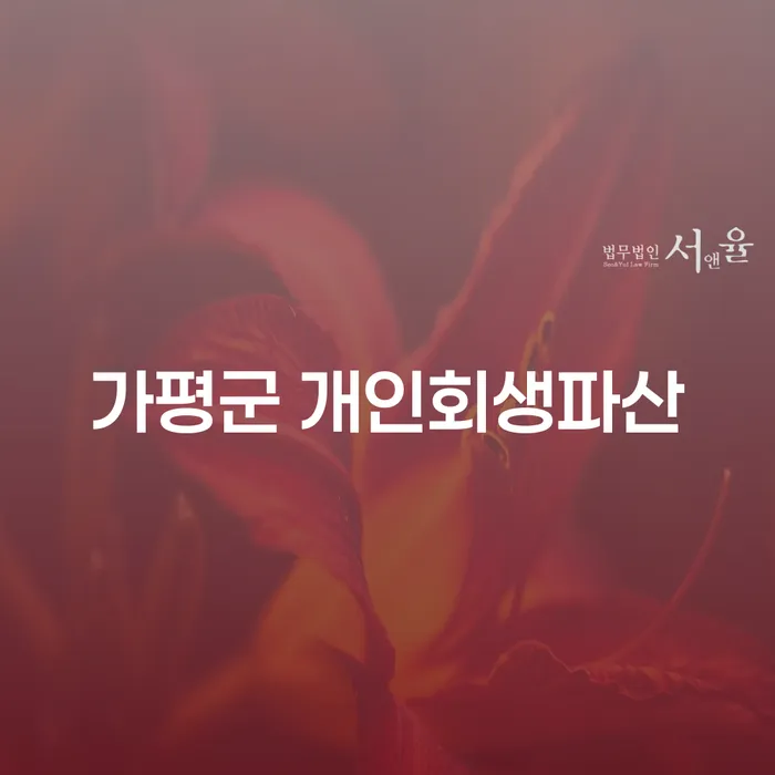 가평군에서 개인회생 및 파산을 고려하시나요? 조건과 절차를 알아보세요